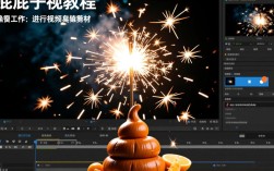 趣味剪辑，如何制作臭屁烟花视频教程