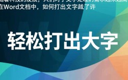 word如何轻松设置并打印超多大字体？实用技巧大揭秘！