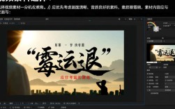 霉运退散短视频剪辑攻略