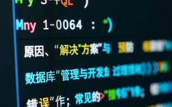 如何快速解决1064错误？高效应对方法