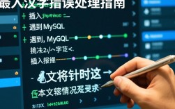 MySQL插入汉字时频繁报错，究竟是什么原因导致汉字插入失败？