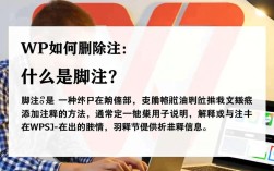 WPS文档编辑技巧，轻松删除脚注方法详解