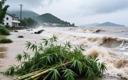台风竹节草重创宁波余姚，洪灾肆虐