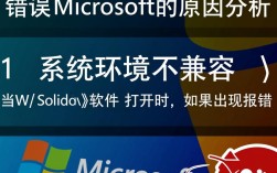 为何SW打开频繁出现microsoft报错，如何解决？