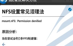 NFS配置错误排查指南