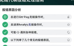 Git克隆代码时遇到错误处理指南