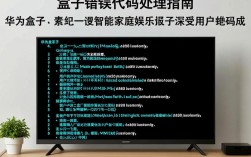 华为盒子报错代码究竟是什么原因导致的？快速排查解决方法大揭秘！
