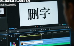 视频剪辑去字技巧揭秘