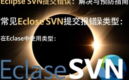 eclipse svn提交时频繁报错，是什么原因导致的呢？