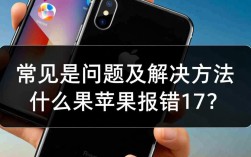 苹果设备报错17，快速排查与解决指南