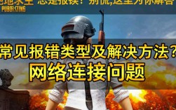 Pubg游戏频繁报错问题解析