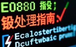 e0880故障代码解析