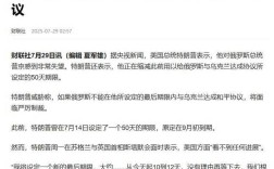 普京拒接特朗普最后通牒？局势再起波澜