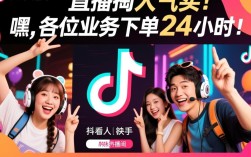 抖音快手直播间人气提升攻略，24小时下单服务揭秘
