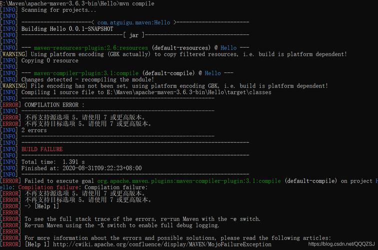为什么Maven编译会出现报错？-图1