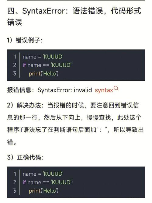 Python中冒号报错的常见原因是什么？-图2