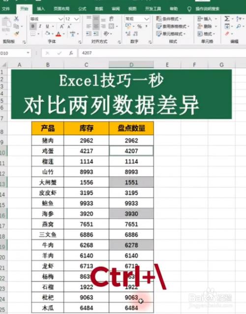 如何快速判断Excel表中两列数据是否相同？-图3