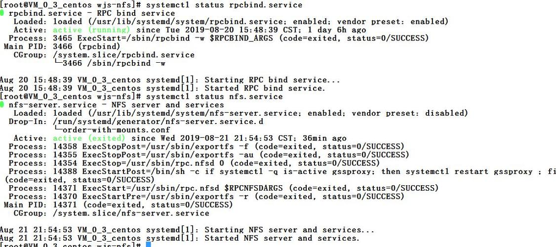 关于centos 6.5 nfs的问题，可以生成如下的疑问句标题，，如何在CentOS 6.5上配置和排查NFS服务？-图2