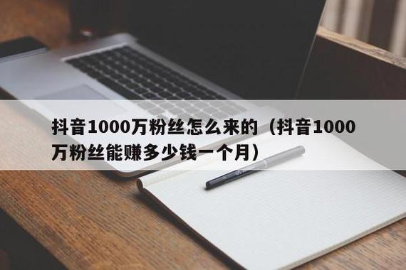 抖音购买1000粉丝需要多少钱？-图2