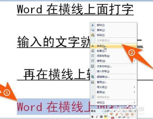 如何在Word中插入横线？-图3