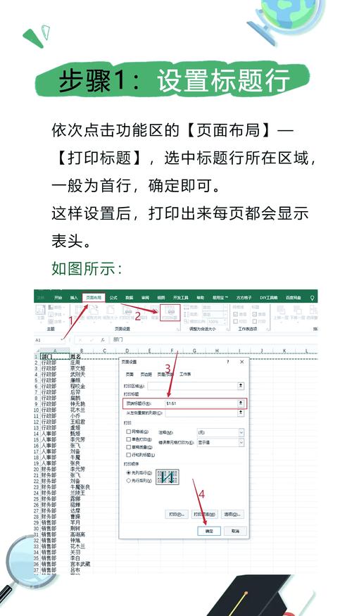 如何在Excel中设置表头每页都显示？-图1