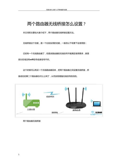 路由器桥接路由器的方法是什么？-图1