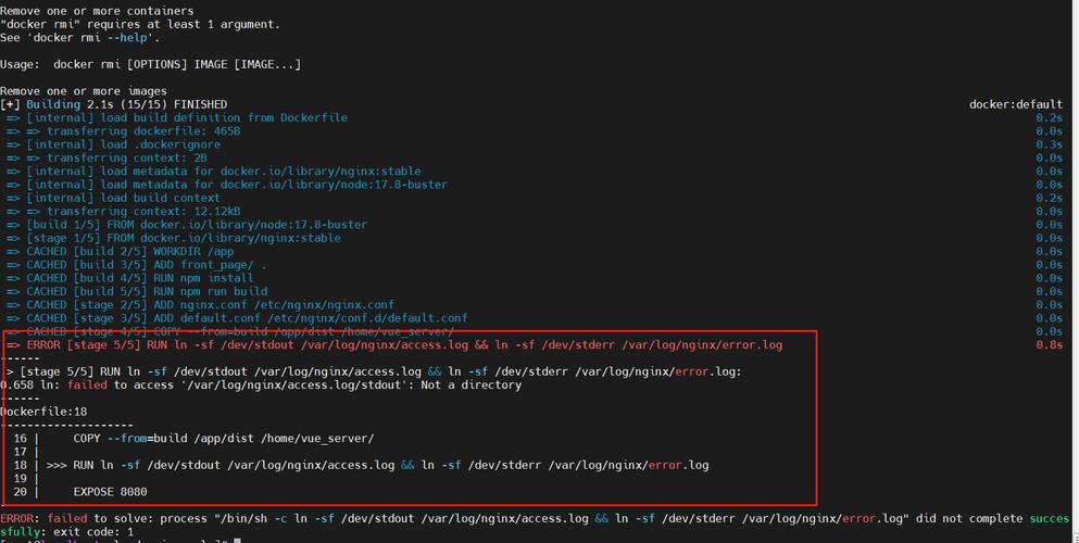 如何解决Docker报错日志中的常见问题？-图2