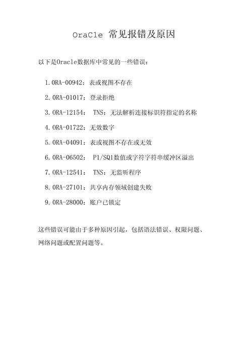 安装Oracle时出现报错如何解决？常见问题全面指南-图3