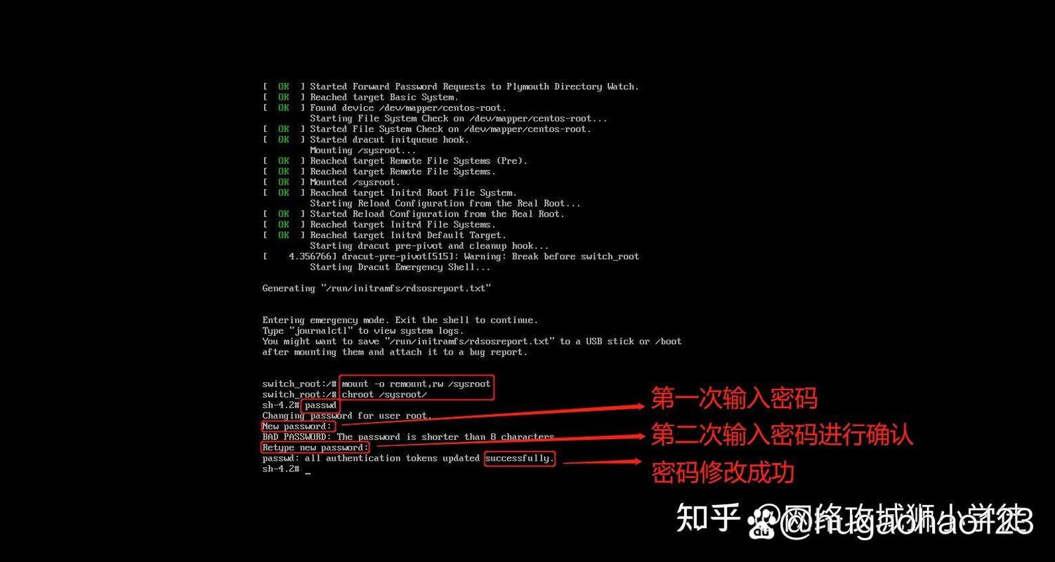CentOS系统用户密码修改教程-图1