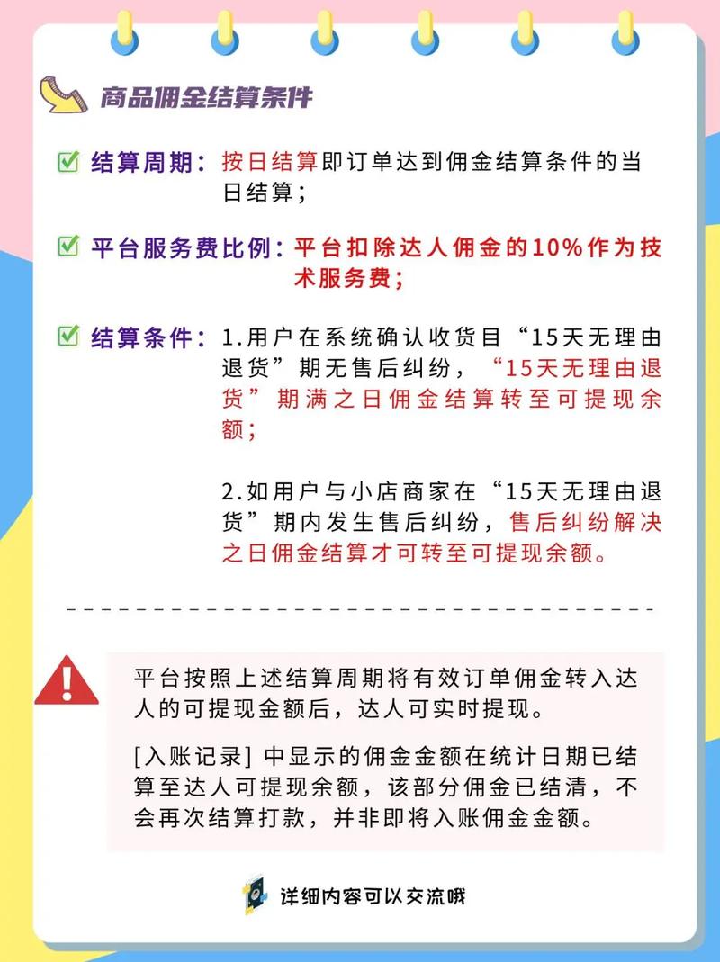 小红书佣金分配机制揭秘，比例解析与分成规则详解-图1