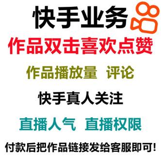 快手赞平台,快手在线自助业务平台-图3