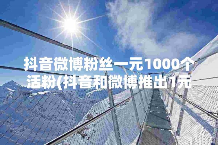 抖音低价吸粉，1元即可获得1000个活粉-图1