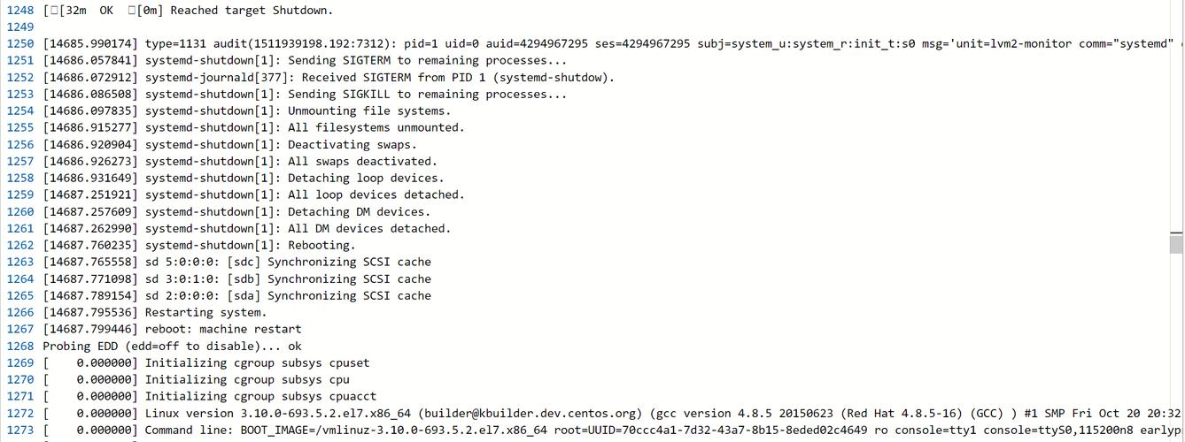 CentOS系统崩溃重启日志查看指南-图1