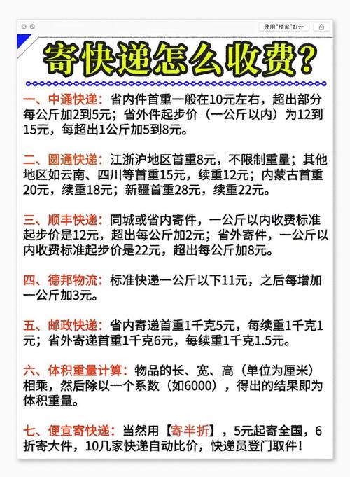 快递费用计算全攻略-图2 快递费用计算全攻略-图2