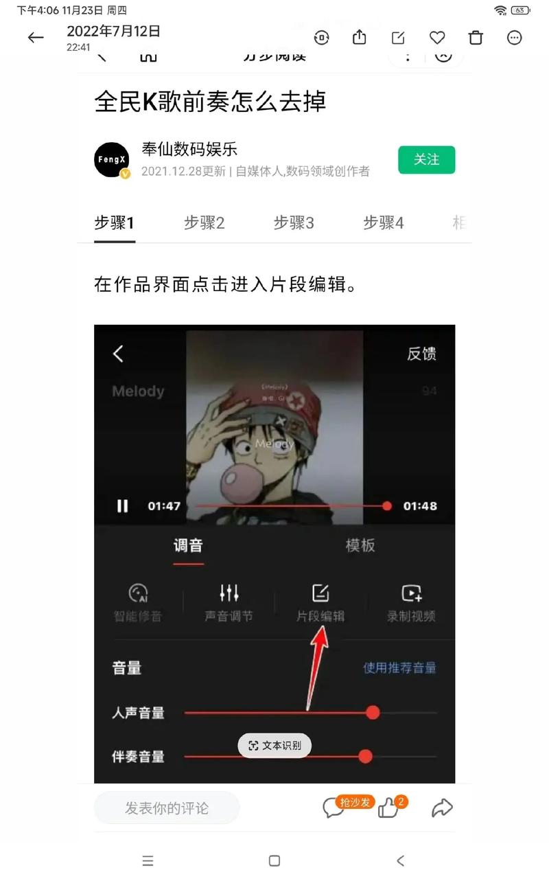 音轨处理技巧，如何去除歌曲原唱-图2