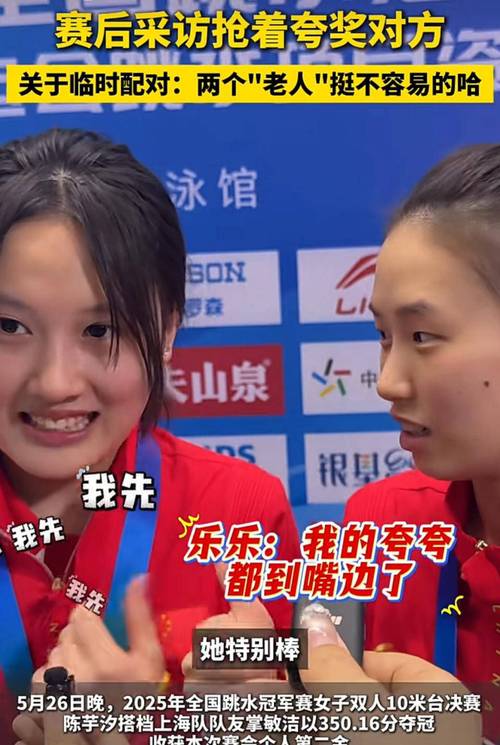 陈芋汐与掌敏洁合力夺金，女双10米台金牌花落中国-图3