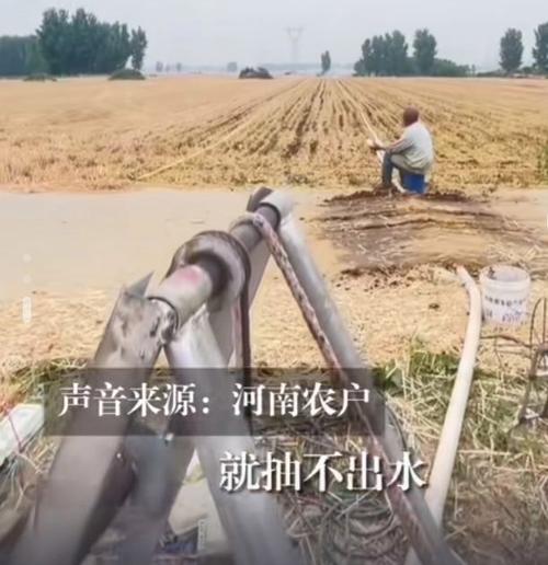 河南高温酷暑，农户凌晨抢时浇地应对旱情-图3