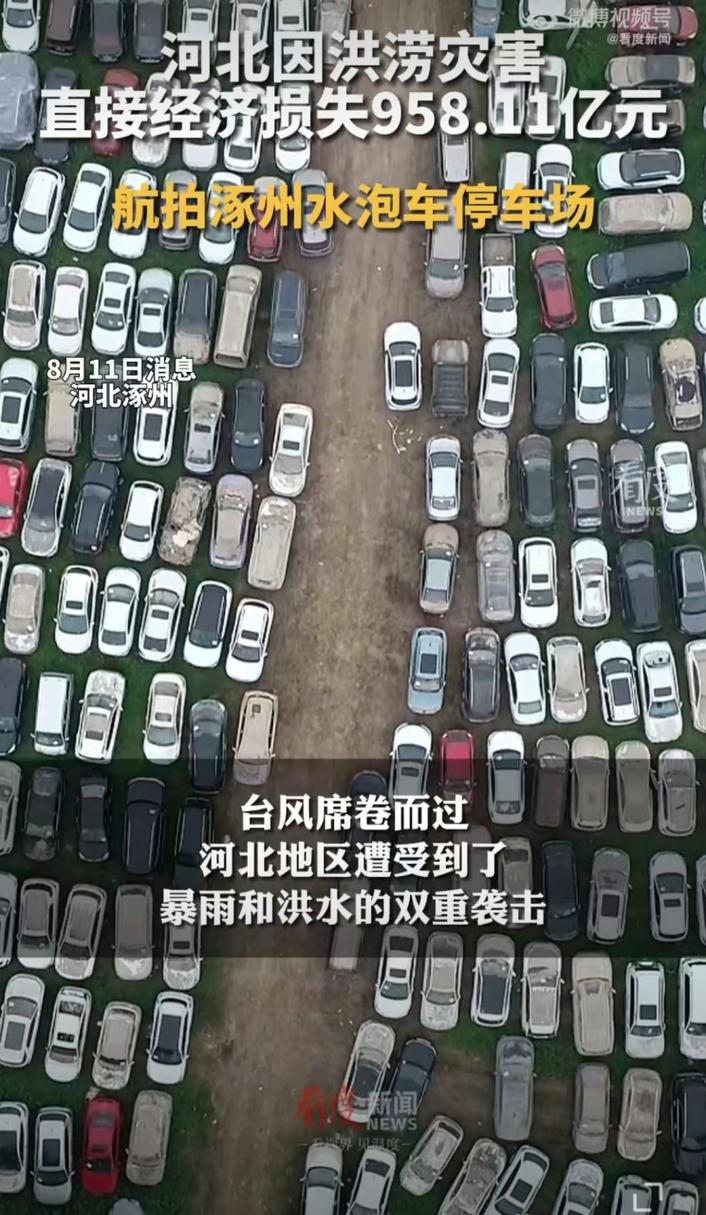 洪水瞬间吞噬停车场,10余辆车被冲走!-图3 洪水瞬间吞噬停车场,10余辆车被冲走!-图3