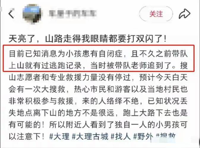 大理走失男童事件，夏令营机构调查启动-图1