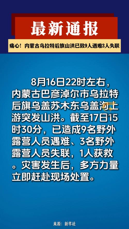 内蒙古乌拉特后旗山洪灾害造成10人遇难-图2