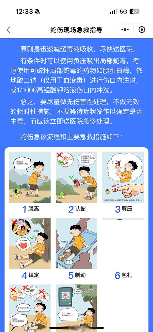 生死瞬间，男子被毒蛇咬伤紧急拦车自救记-图1