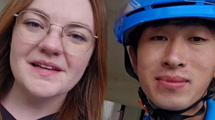 外卖奇缘，小伙5个月闪婚美籍幼师-图1