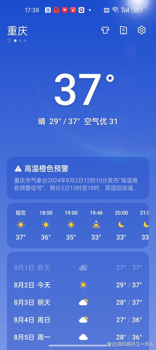中国多地高温预警，重庆湖北等地气温将冲破40℃大关-图3