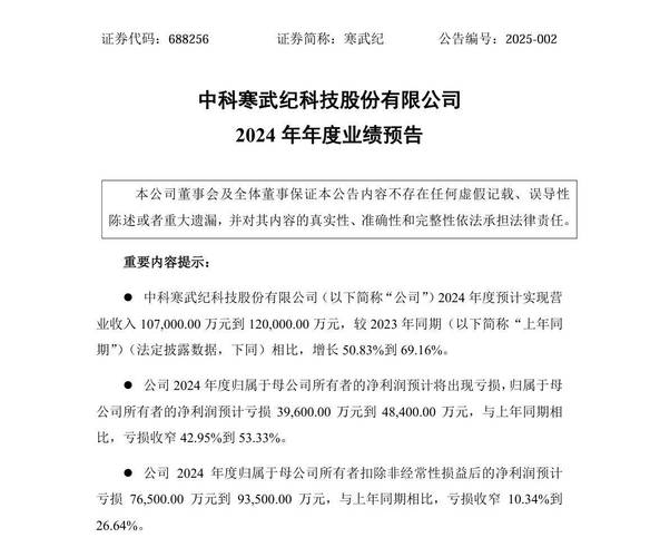 寒武纪营收预期突破50亿，科技巨头业绩再创新高-图2