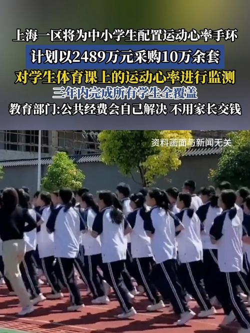 上海多区亿元投入，学生运动手环采购助力健康校园-图1