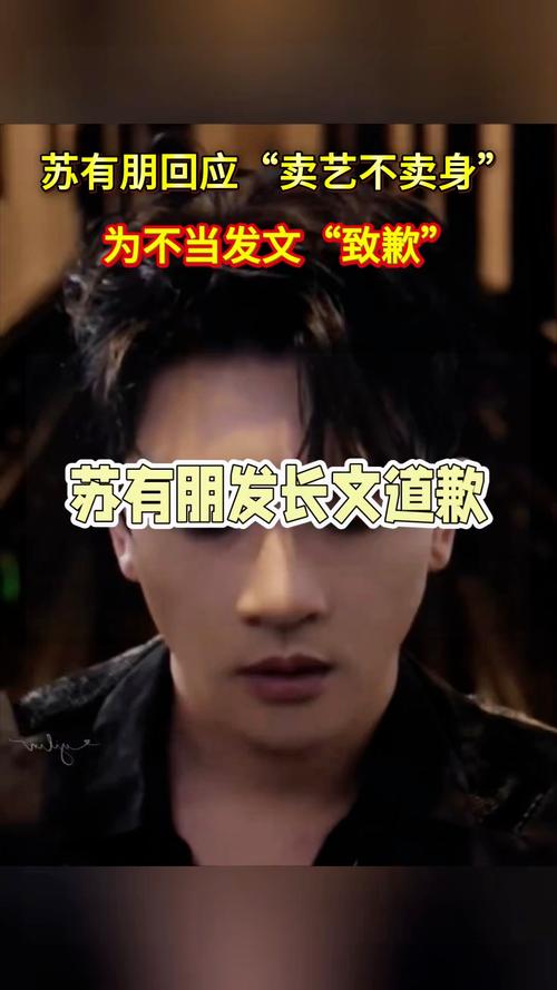 苏有朋就卖艺不卖身言论公开道歉-图1