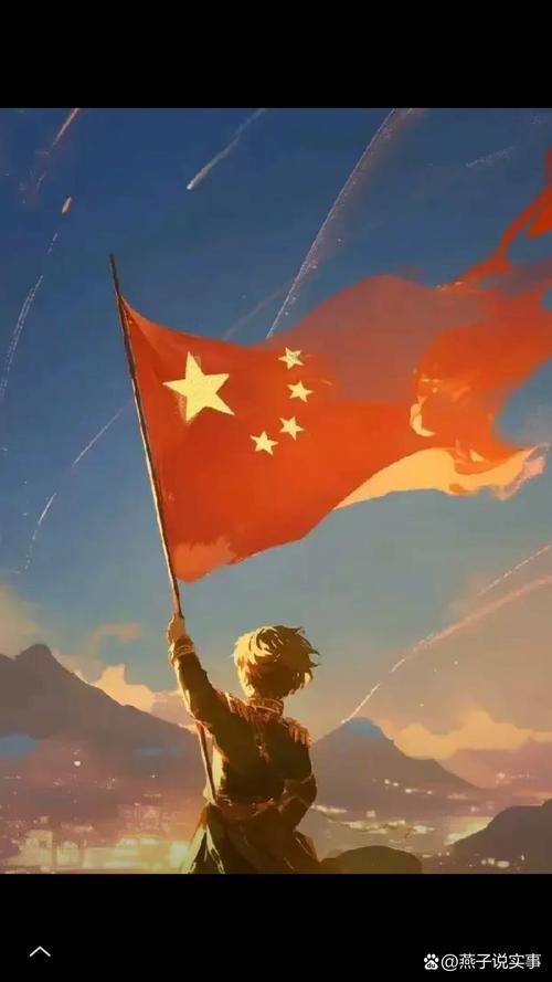 暴雨中少年守护国旗尊严-图3