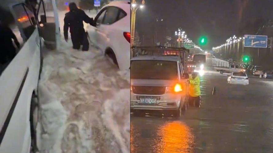甘南合作市遭遇罕见暴雨冰雹袭击-图1