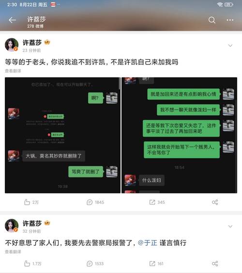 许荔莎澄清聊天截图造假传闻-图2