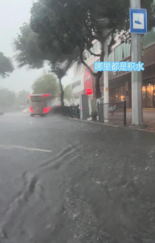 汕头公路雨后现奇观,白色泡沫覆盖路面-图2 汕头公路雨后现奇观,白色泡沫覆盖路面-图2